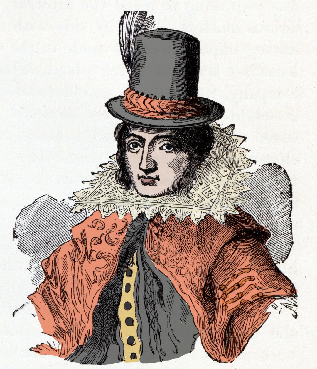 Portræt af Pocahontas (Matoaka, Amatute), derefter Rebecca Rolfe (ca. 1595-1617) af Unknown artist