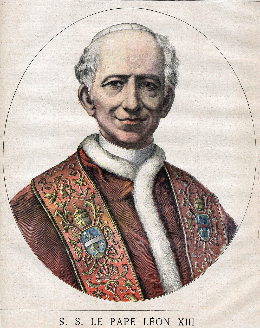 Portræt af pave Leo XIII af Unknown artist