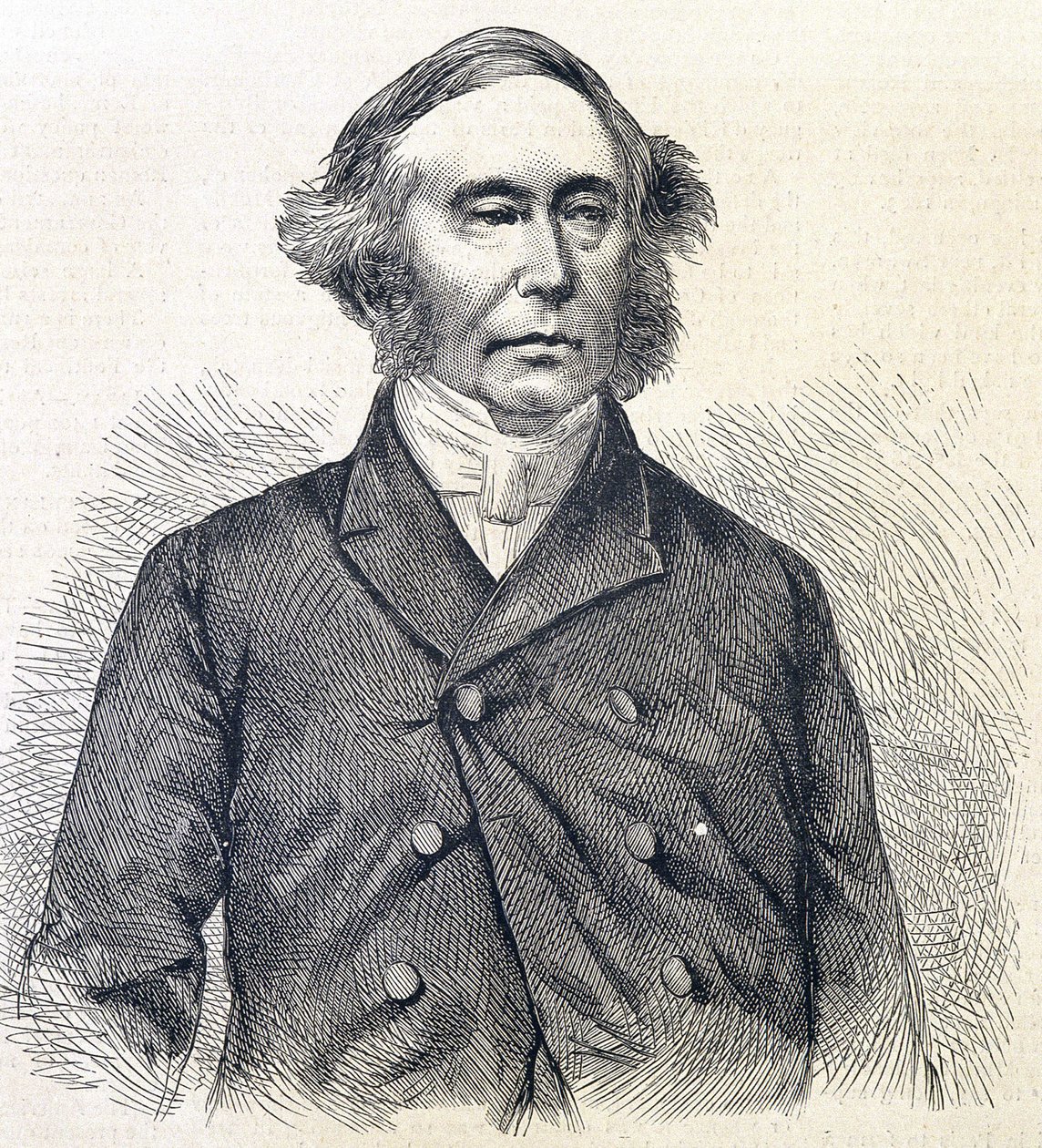 Portræt af professor Syme. af Unknown artist