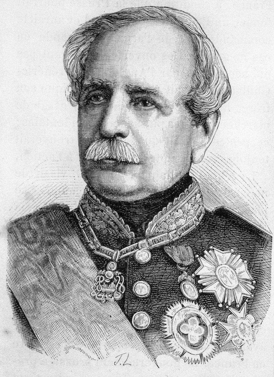 Portræt af Randon (1795 - 1871), marskal af Frankrig af Unknown artist
