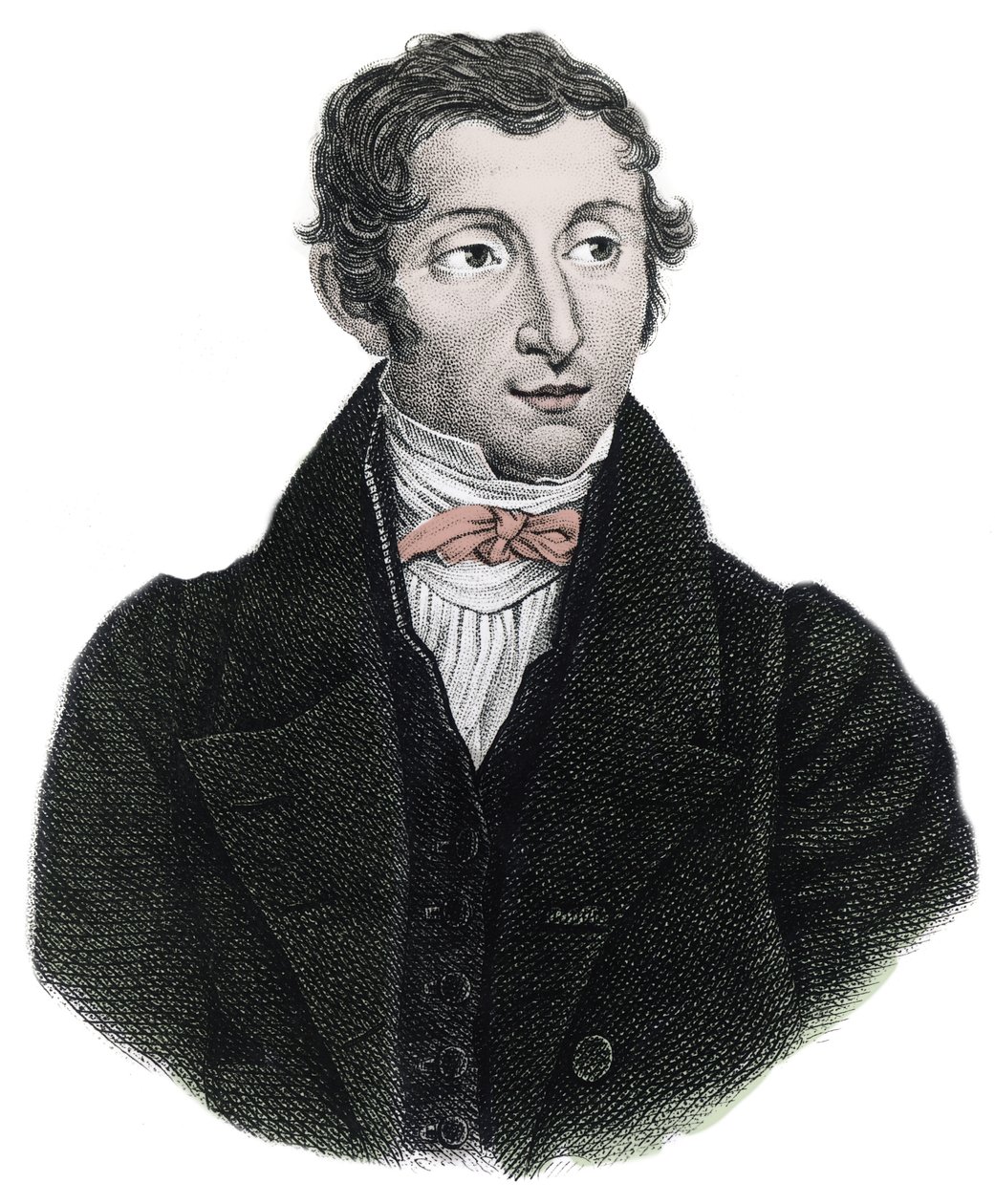 Portræt af Rene Caillie - engelsk opdagelsesrejsende - Portræt af Rene Caillie (1799 -1838) explorer engelsk af Unknown artist