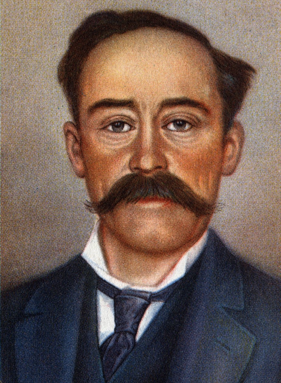 Portræt af Robert Edwin Peary, amerikansk arktisk opdagelsesrejsende. af Unknown Artist