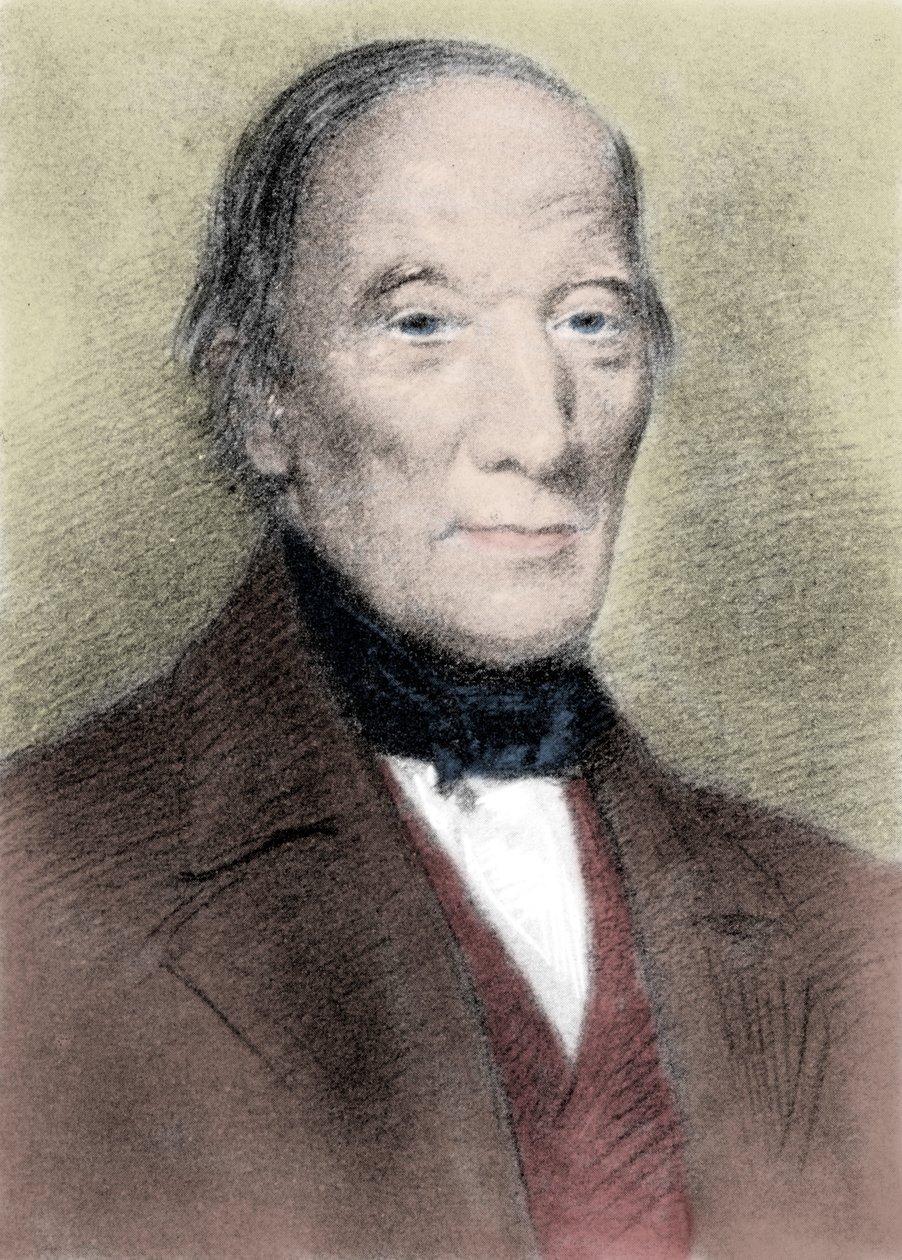 Portræt af Robert Owen (1771-1858), britisk filantrop og socialist. af Unknown artist