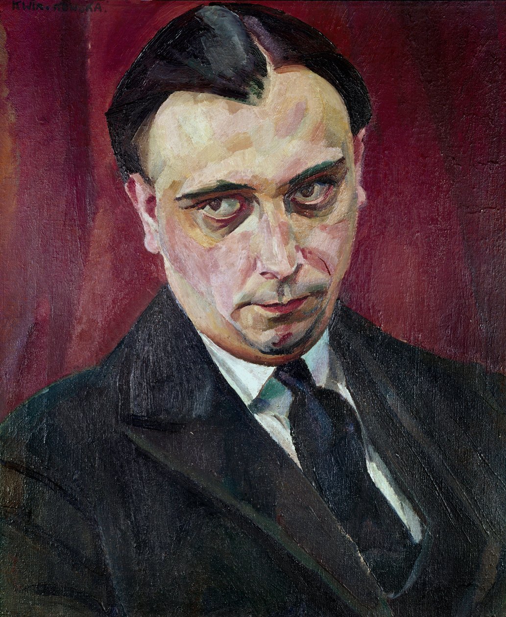 Portræt af den rumænske videnskabsmand og matematiker Petru Sergescu (maleri) af Unknown Artist