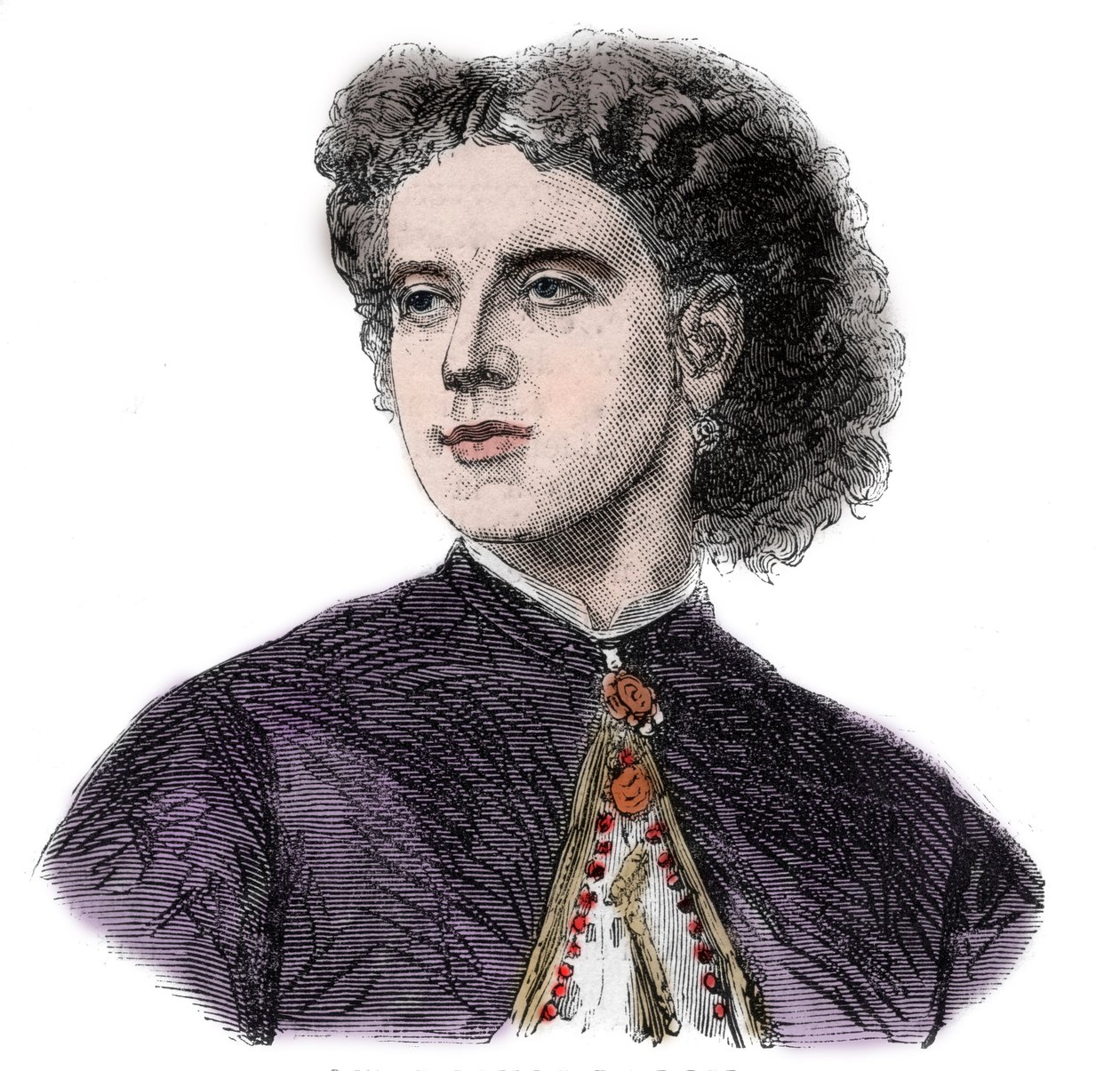 Portræt af Rosine Bloch (1844-1891) fransk mezzosopransangerinde af Unknown artist