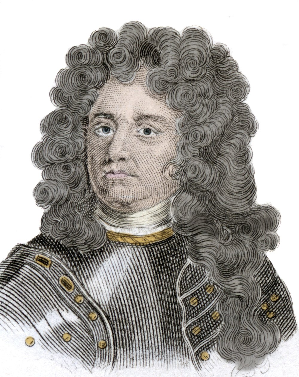 Portræt af Sir George Rooke (1650-1709), engelsk søofficer. af Unknown artist