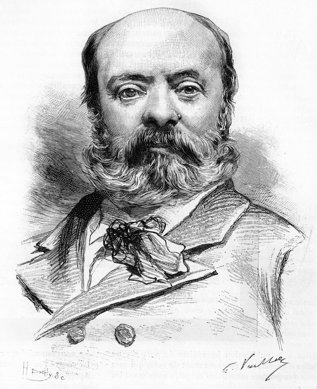 Portræt af Theodore Aubanel (1829-1886), fransk digter og dramatiker. af Unknown artist