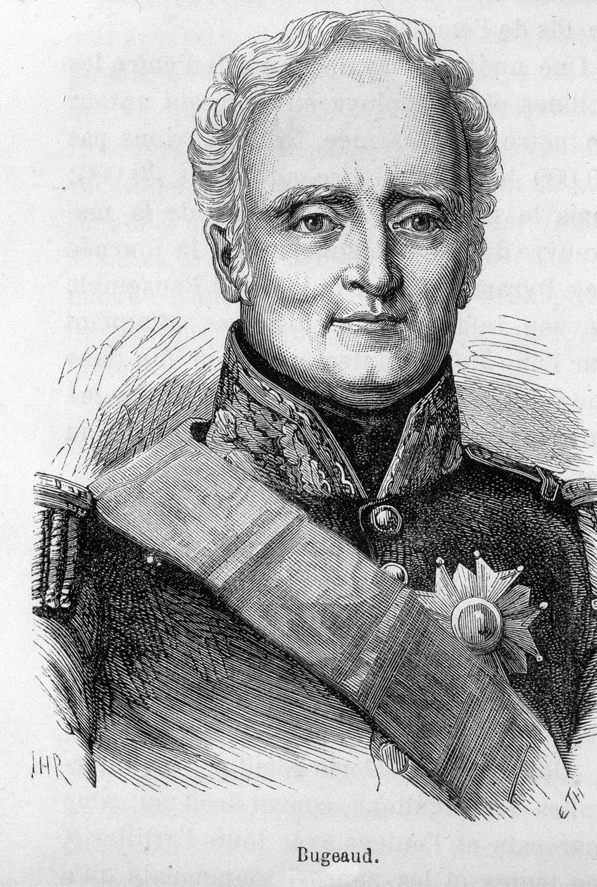 Portræt af Thomas Robert Bugeaud (1784 - 1849) af Unknown artist