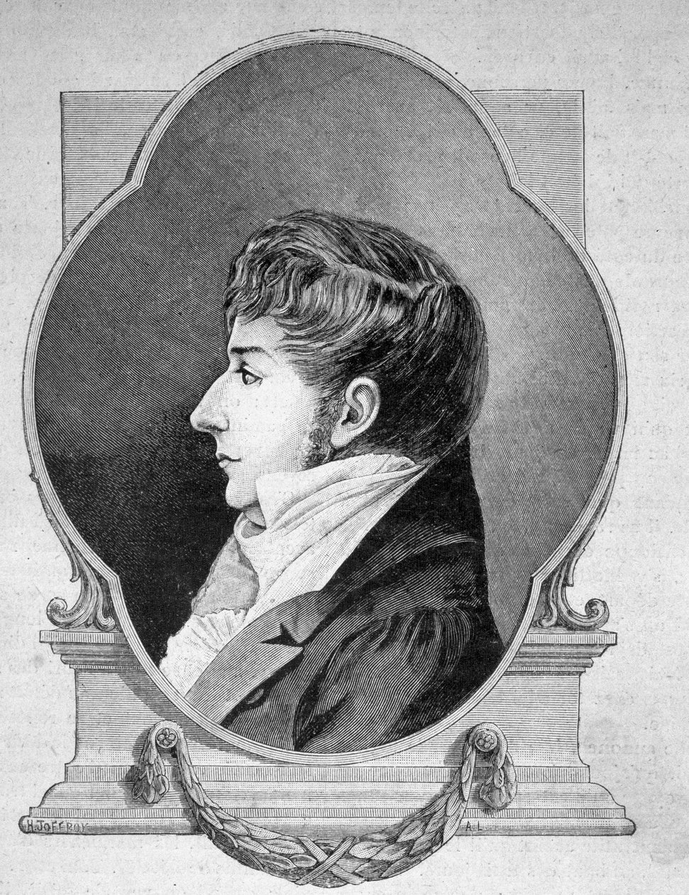 Portræt af Tom Souville, Calaisian kaper (1777 - 1839) - i "" Les Contemporains "", n.d. slutningen af ​​det 19. århundrede. af Unknown artist