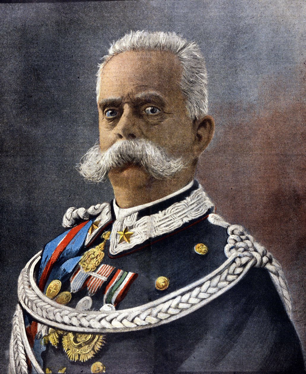 Portræt af Umberto 1. konge af Italien (Humbert I af Unknown artist