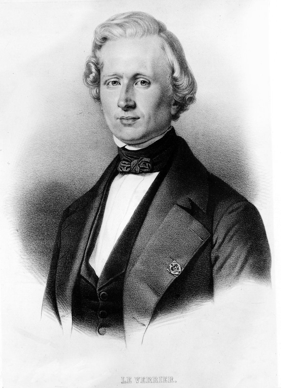 Portræt af Urban Le Verrier (1811-1877) af Unknown artist