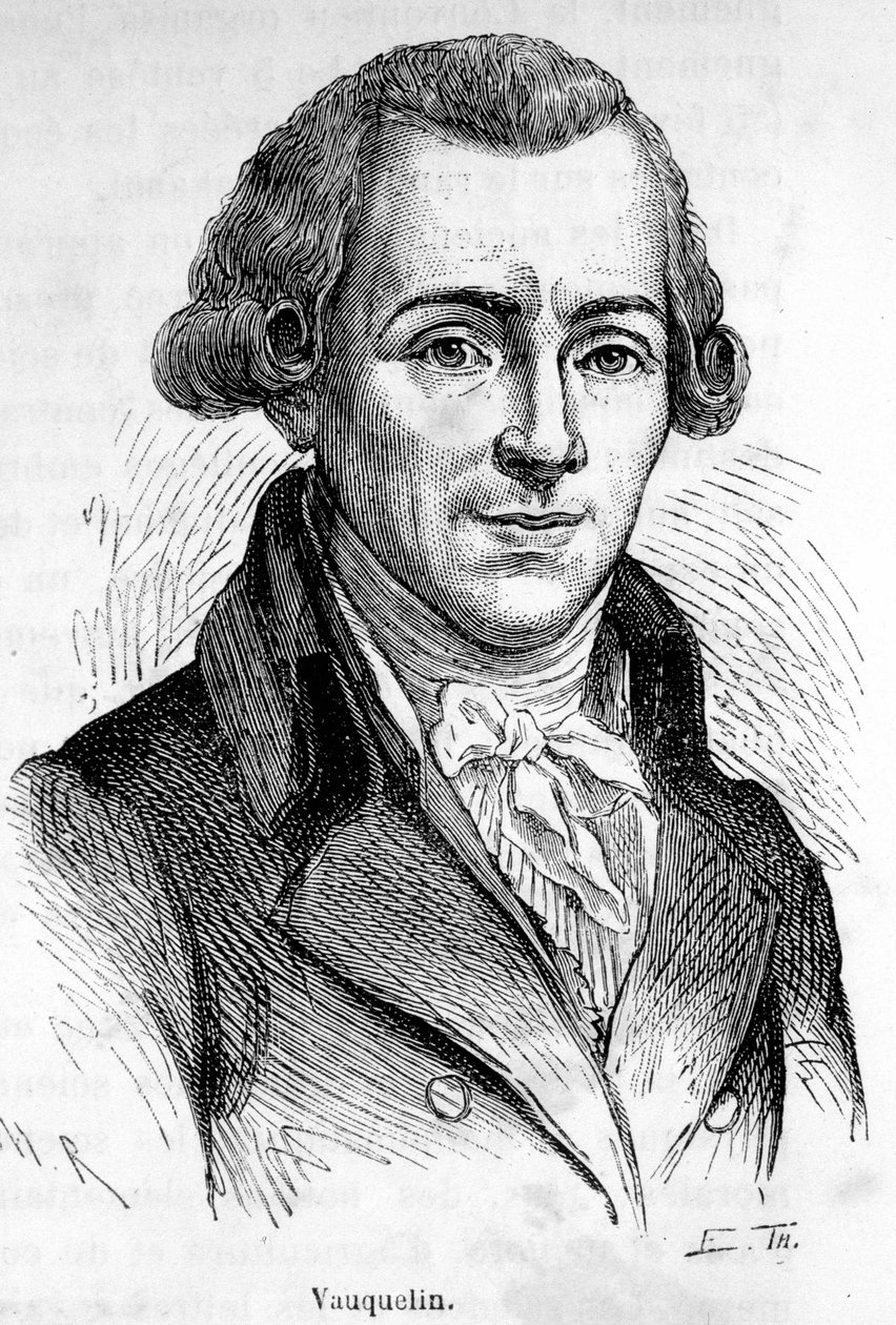 Portræt af Vauquelin, fransk kemiker (1763-1829). af Unknown artist