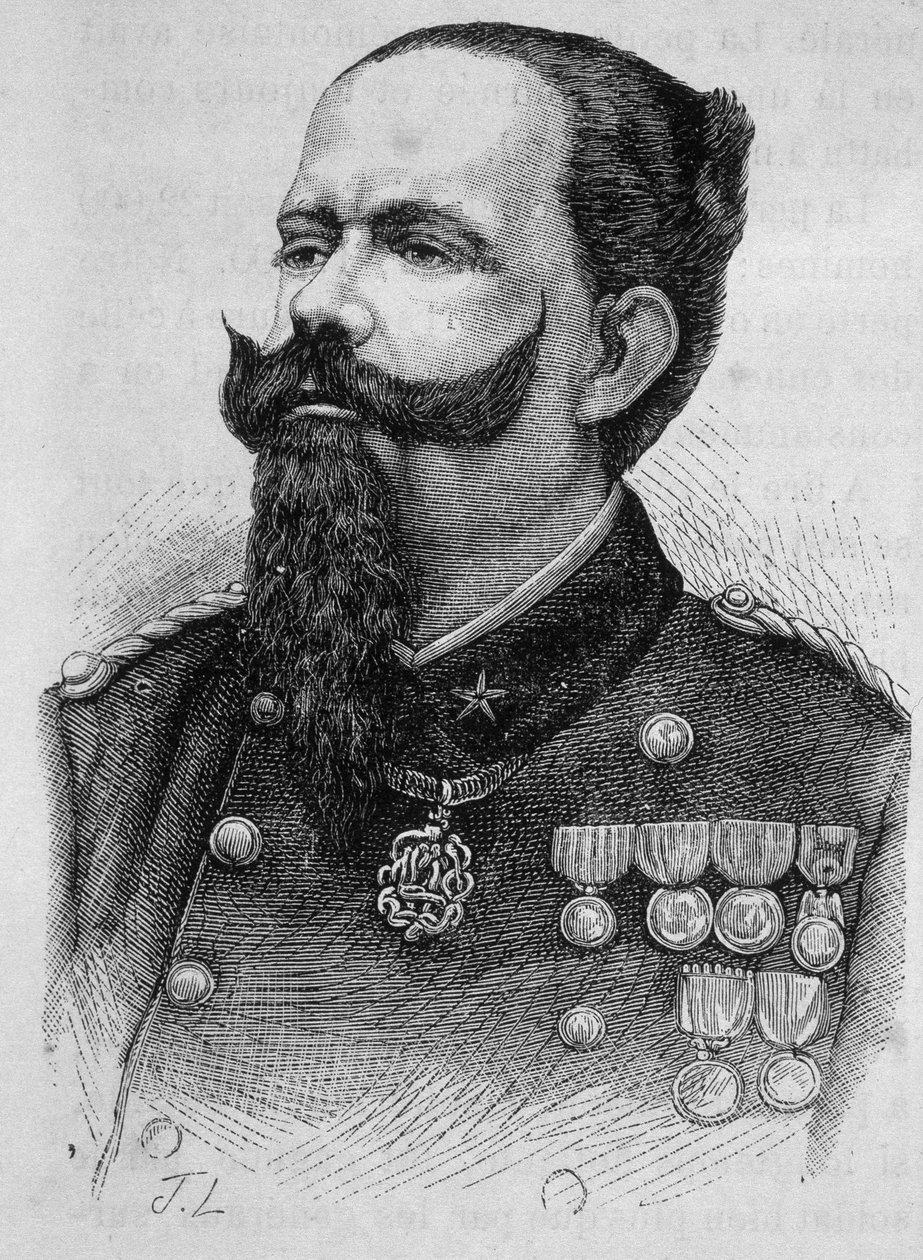 Portræt af Victor Emmanuel II (Victor-Emmanuel) (Vittorio Emanuele) (1820-1878). af Unknown artist