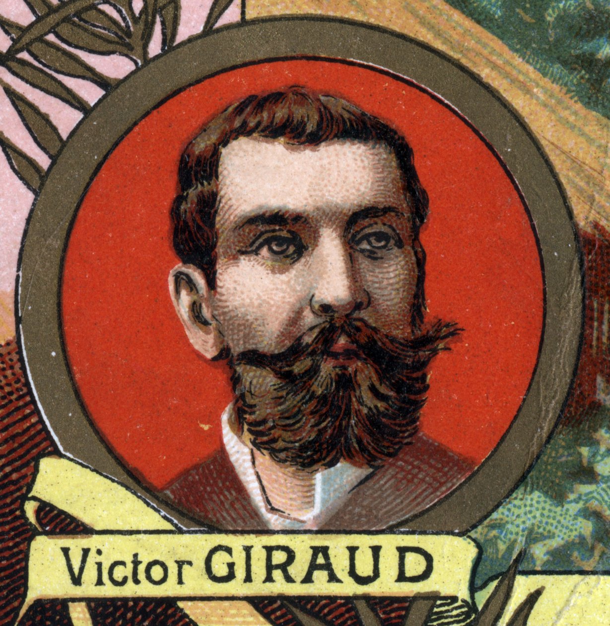 Portræt af Victor Giraud, fransk rejsende fra det 19. århundrede. af Unknown artist