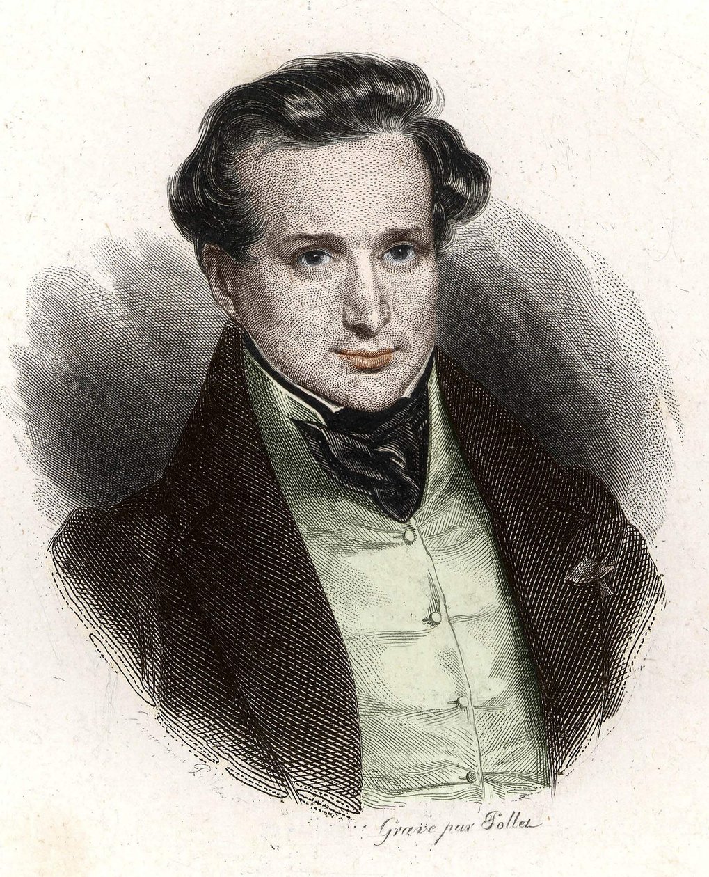 Portræt af Victor Hugo, ung mand af Unknown artist