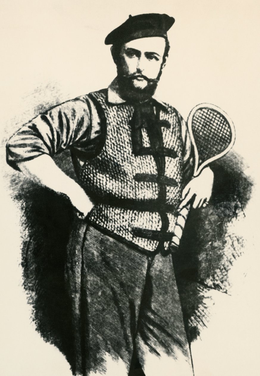 Portræt af Walter Clopton Wingfield (Ruabon, Wales af Unknown artist