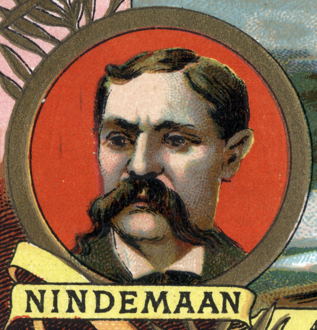 Portræt af William F.C. Nindemann Amerikansk opdagelsesrejsende af Nordpolen. af Unknown artist