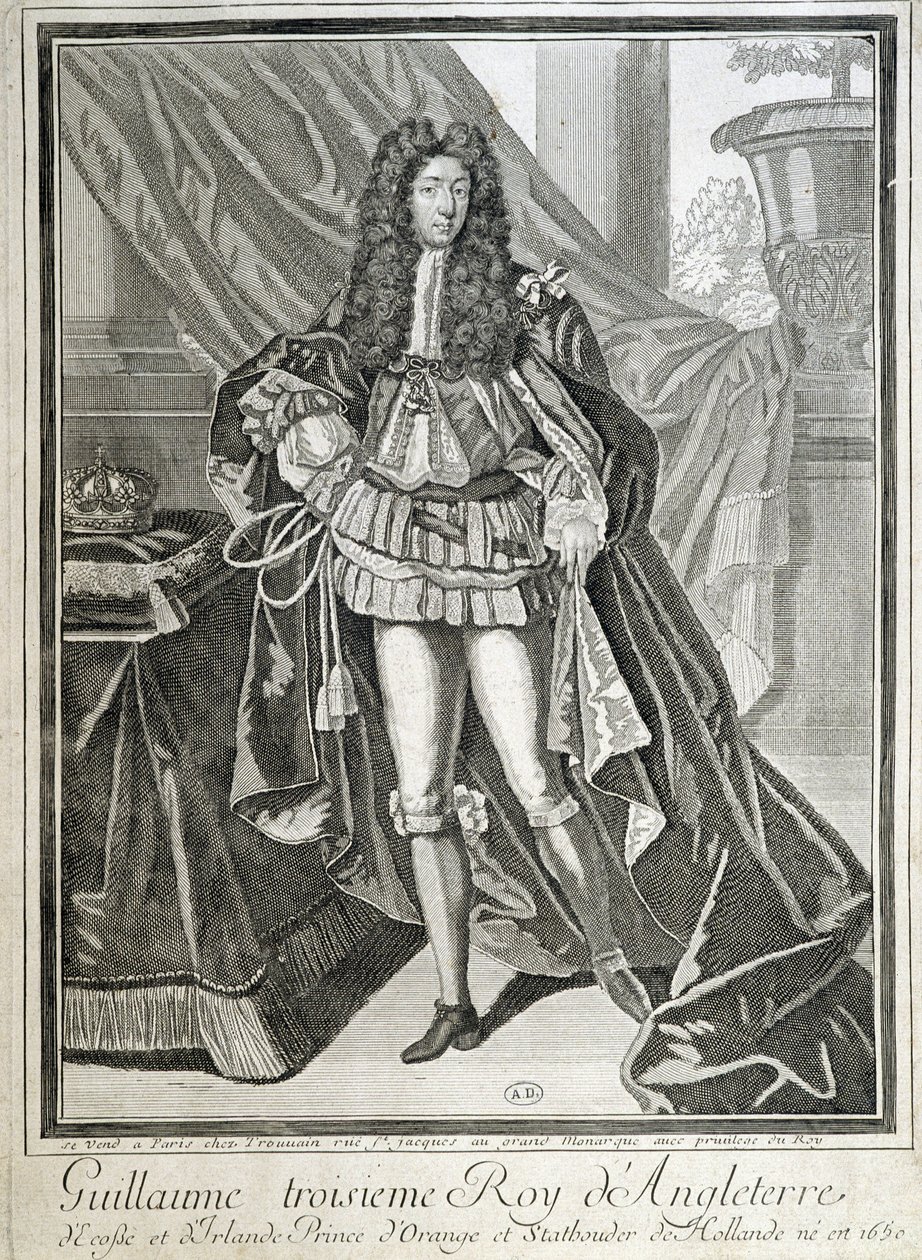 Portræt af William III, konge af England, Prins af Orange af Unknown artist