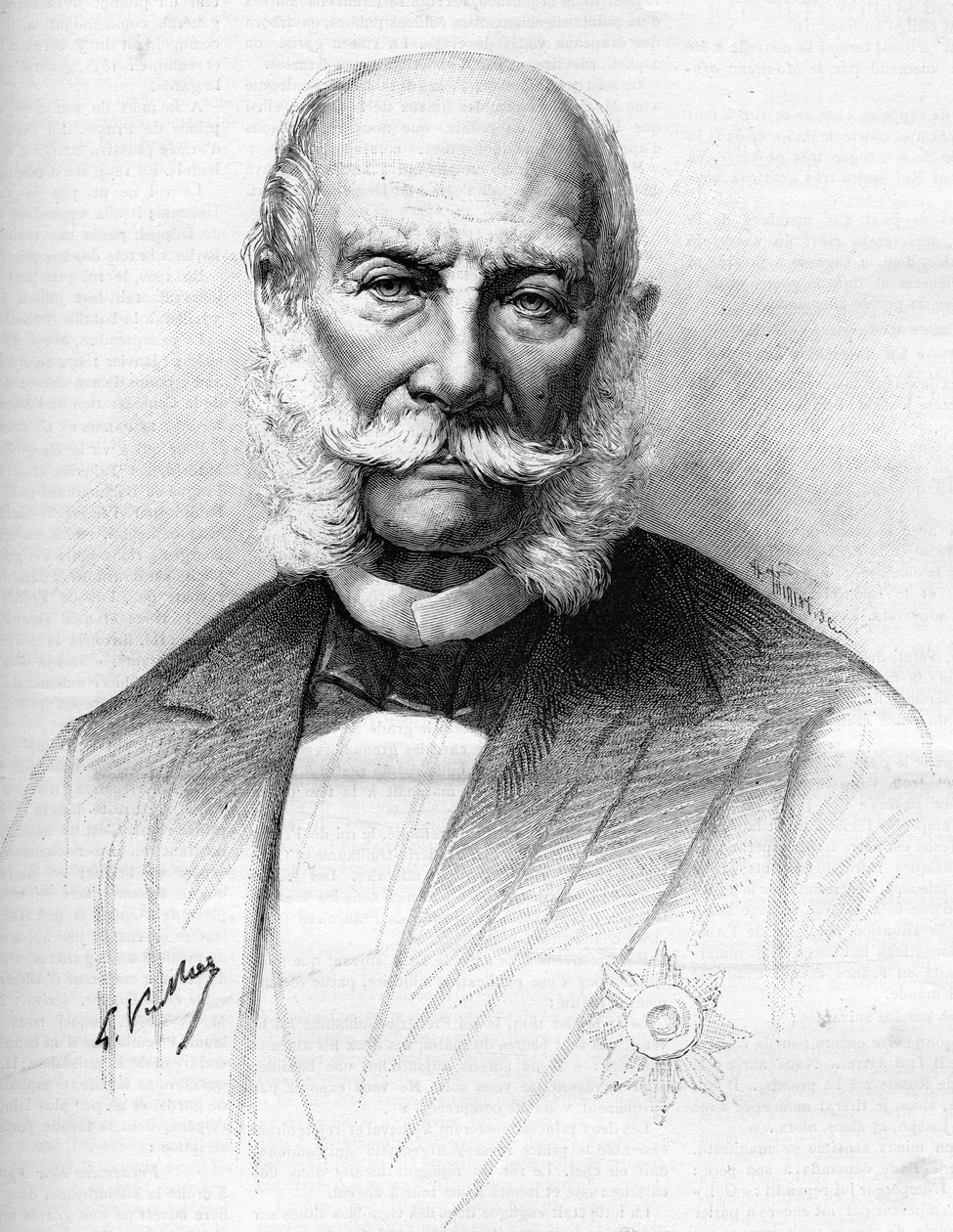 Portræt af Vilhelm I af Tyskland (1797-1888). af Unknown artist