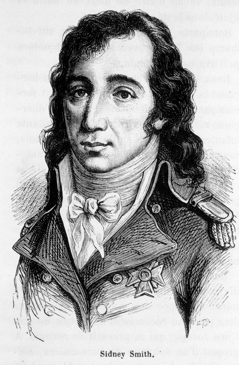 Portræt af William Sidney Smith (1764-1840), engelsk admiral. af Unknown artist