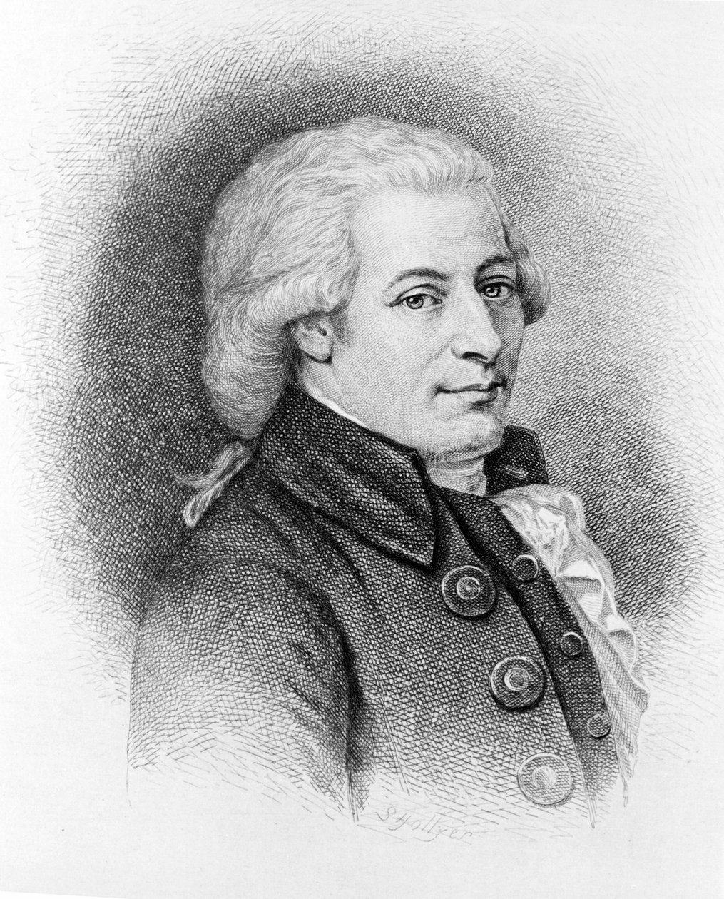 Portræt af Wolfgang Amadeus Mozart (1756 - 1791). af Unknown artist