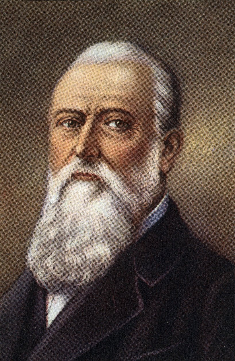 Portræt af Zenobe Theophile Gram, belgisk fysiker. af Unknown Artist