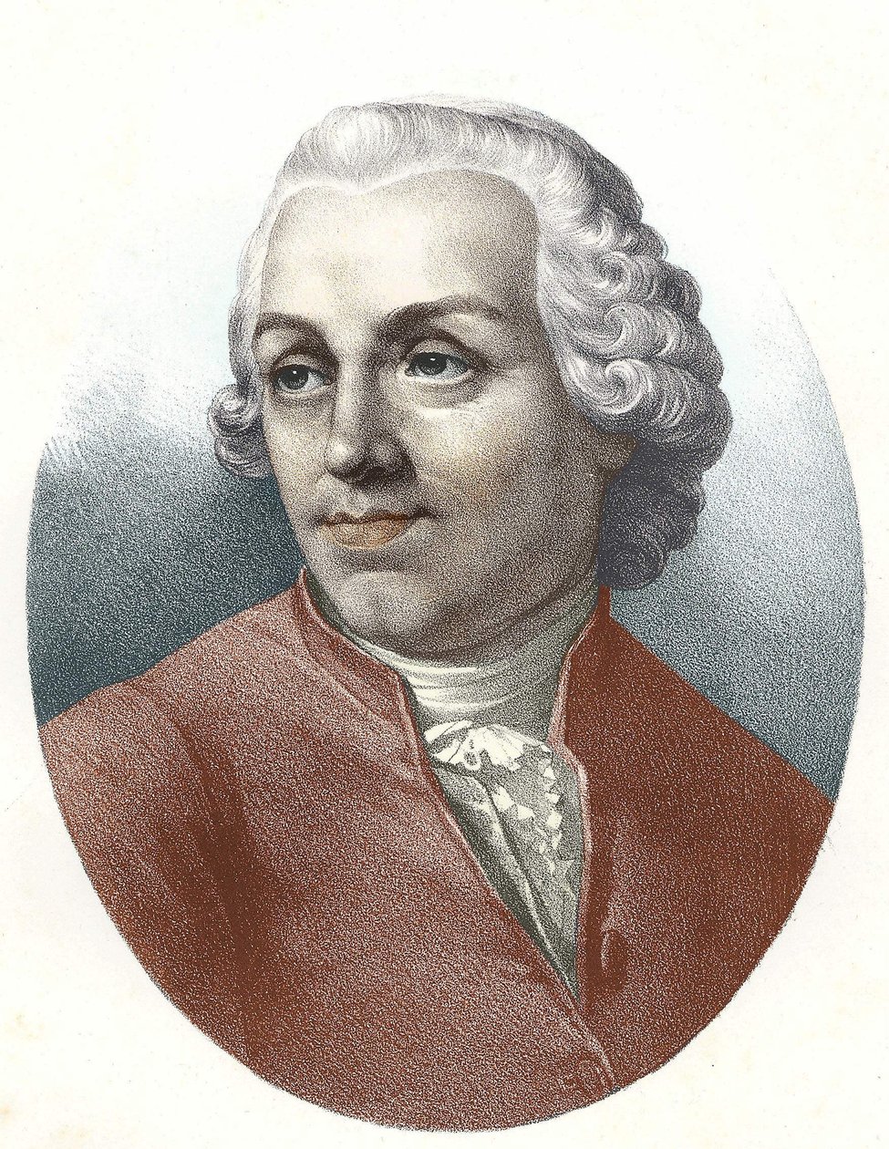 Portræt af Abbe Etienne Bonnot de Condillac (1715 - 1780) fransk filosof. af Unknown artist