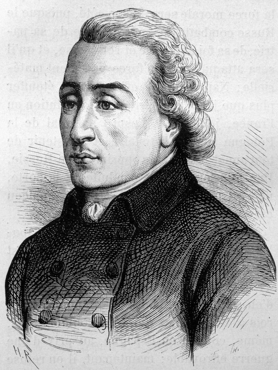 Portræt af abbeden af Pradt (1759 - 1837). Indgravering af slutningen af det 19. århundrede i "Histoire de France"" af H. Martin. af Unknown artist
