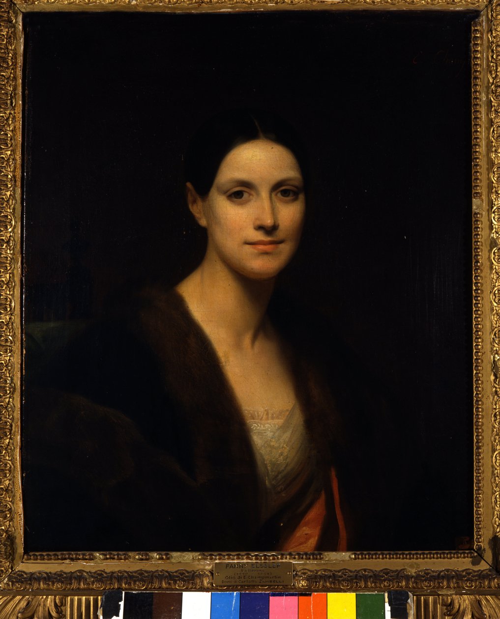 Portræt af den østrigske danserinde Fanny Elssler (1810-1884) anonymt maleri. Museo della Scala Milan Italien fra det 19. århundrede af Unknown artist