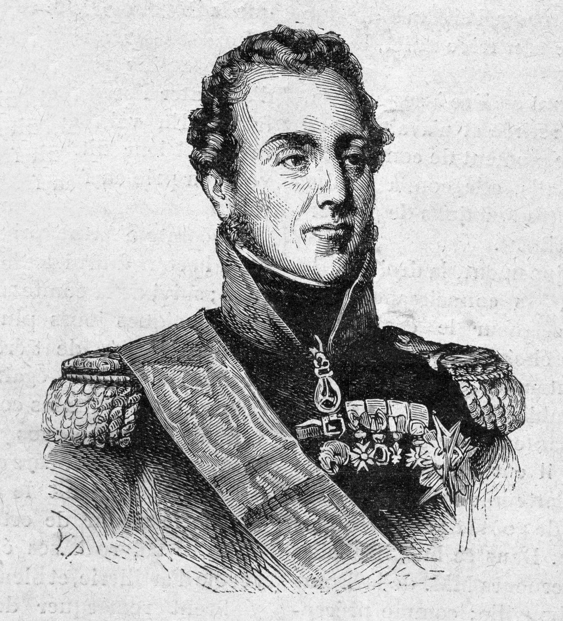 Portræt af hertugen af ​​Angouleme Louis Antoine (Louis-Antoine) d