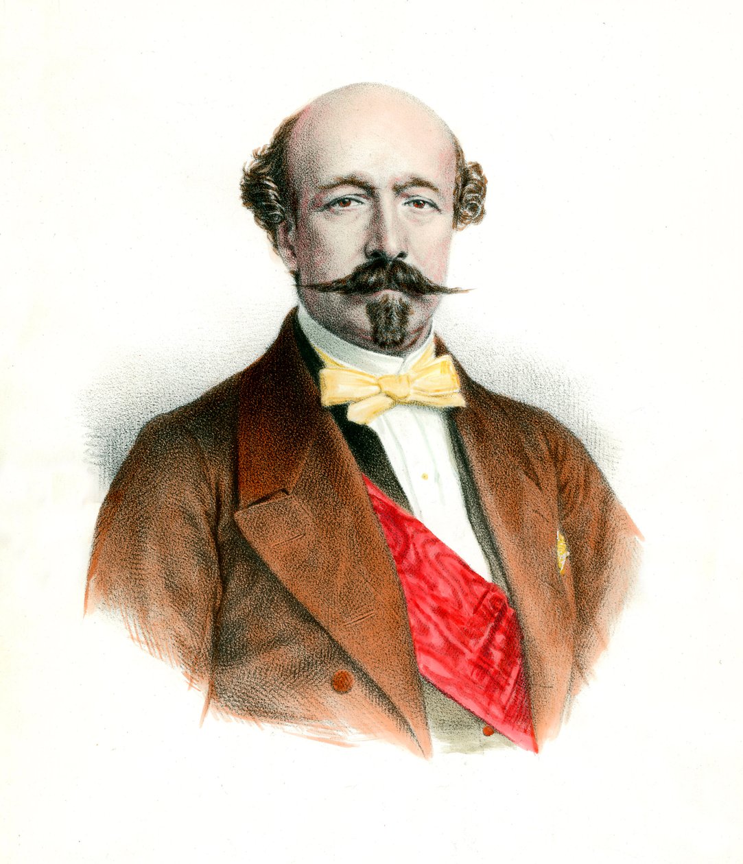 Portræt af hertugen af Morny (1811-1865) fransk politiker. af Unknown artist