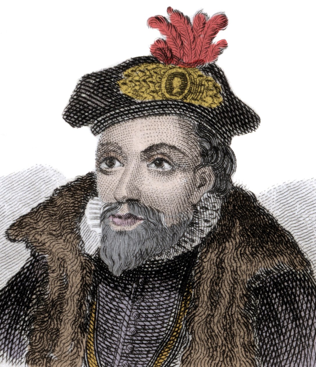 Portræt af hertugen af Northumberland John Dudley (1501-1553) (John Dudley af Unknown artist