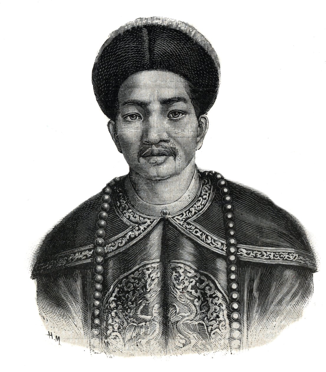 Portræt af kejseren af Japan, Mutsuhito (Meiji Tenno af Unknown artist