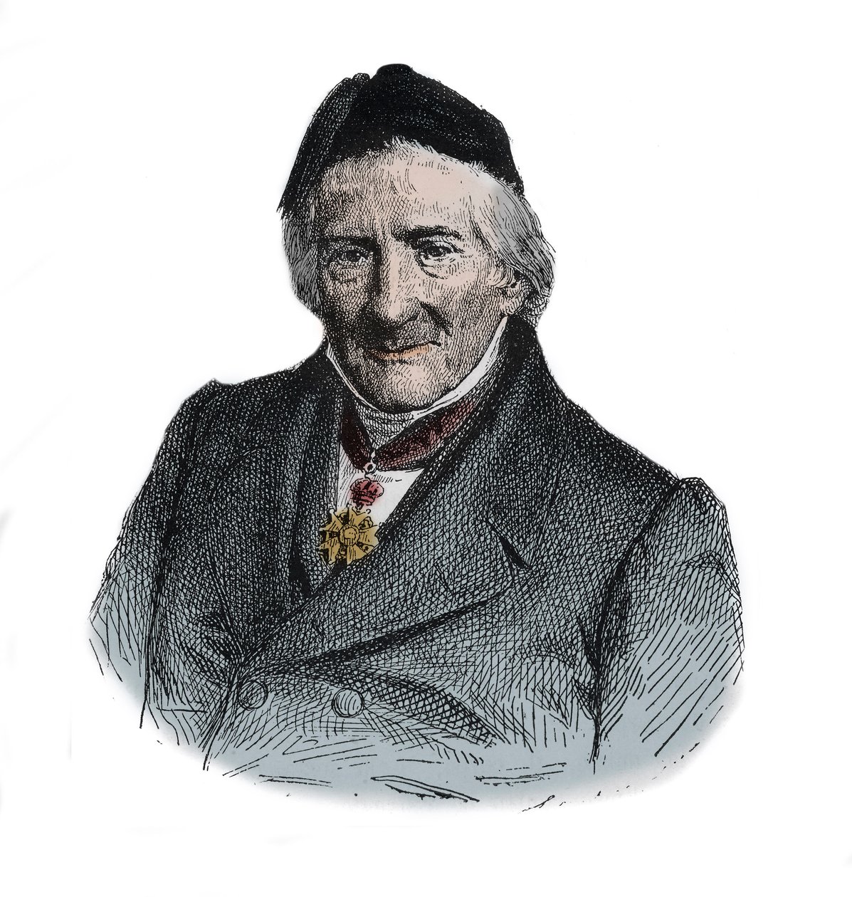Portræt af den engelske læge Jacques Lordat (1773-1870) af Unknown artist