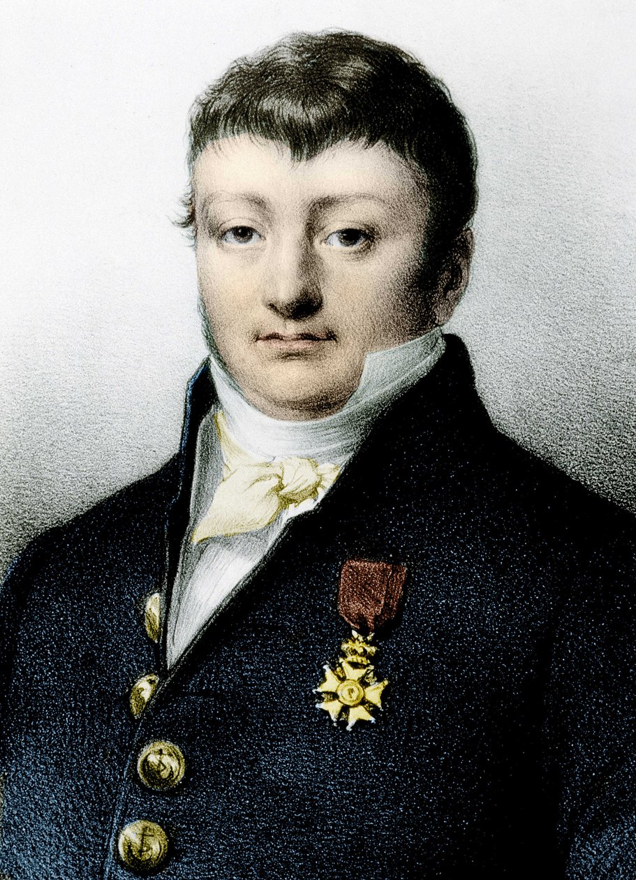 Portræt af den franske navigatør og kaper Robert Surcouf (1736-1826). Portræt af Robert Surcouf (1736-1827) af Unknown artist