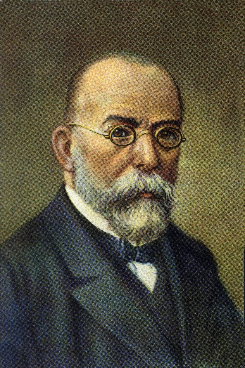 Portræt af den tyske læge Robert Koch af Unknown Artist