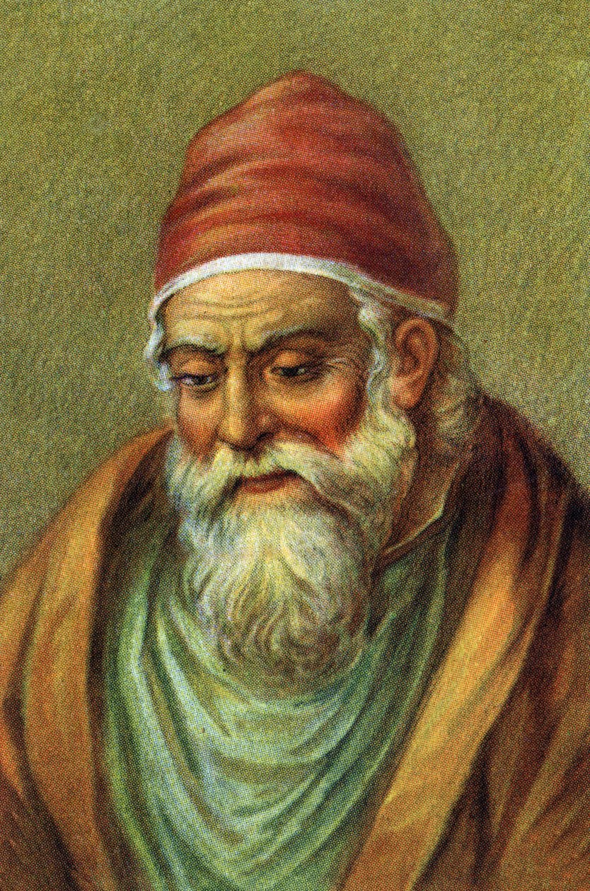 Portræt af den græske matematiker Euklid. af Unknown Artist