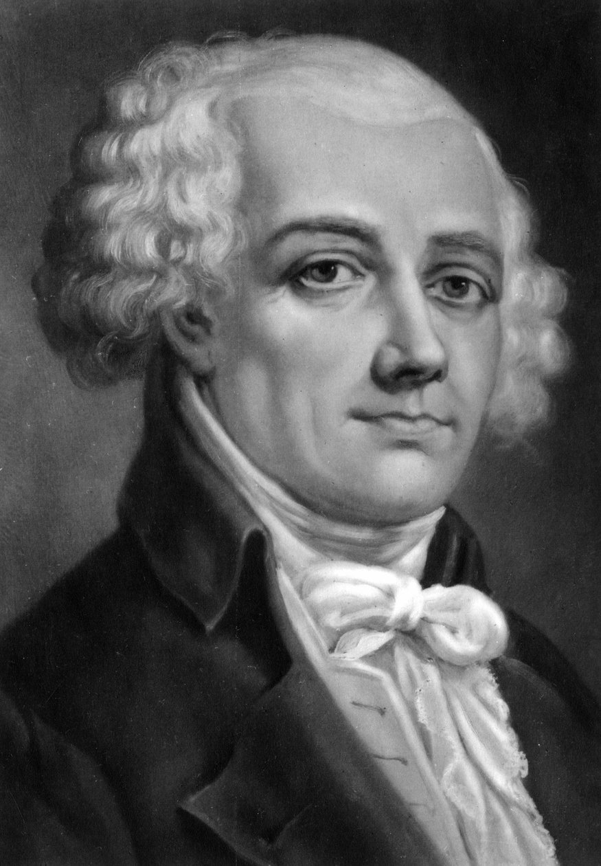 Portræt af den italienske komponist og violinist Giovanni Battista Viotti 1755 - 1824. af Unknown artist