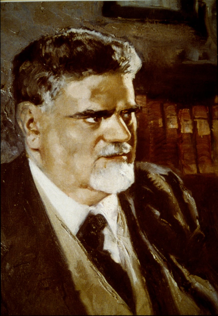 Portræt af den italienske filosof Giovanni Gentile (maleri) af Unknown Artist