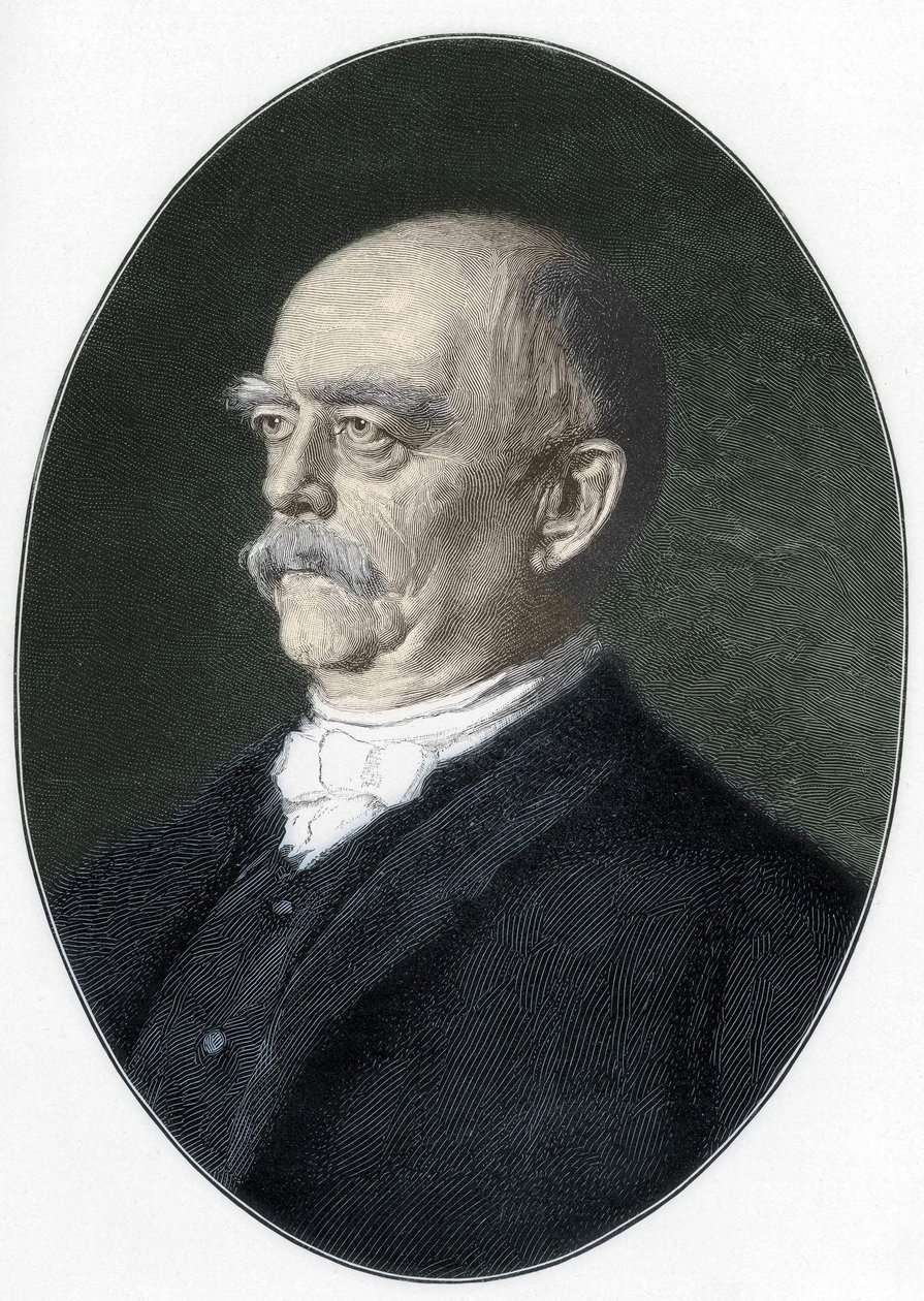 Portræt af prinsen af Bismarck (1815 - 1898) af Unknown artist