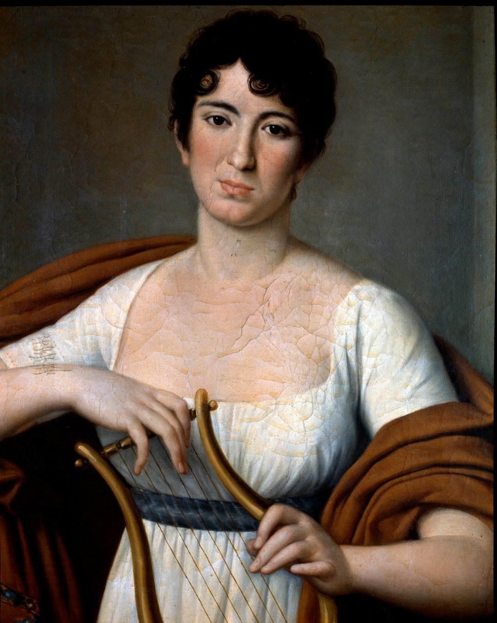 Portræt af den spanske sangerinde Isabelle Colbran (1785-1845) Anonymt maleri fra det 19. århundrede. Bologna, Civico Museo Biblioteca Musicale af Unknown artist