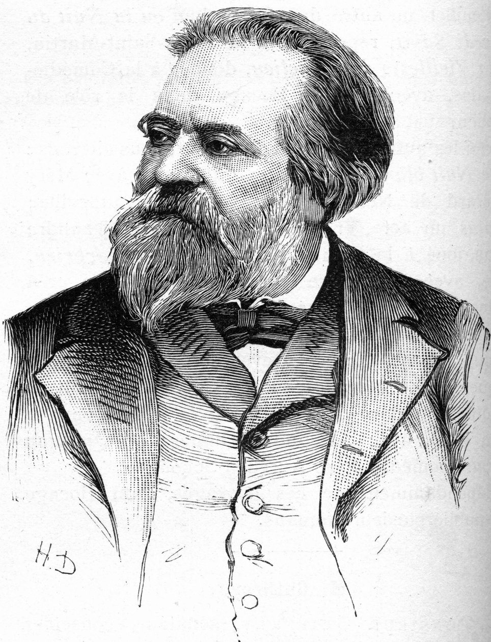 Portræt af forfatteren Paul Bocage (1822-1887) af Unknown artist