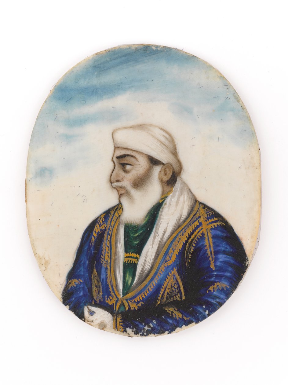 Portræt, sandsynligvis af Ayodeya Prasad, bror til Dina Nath af Unknown artist