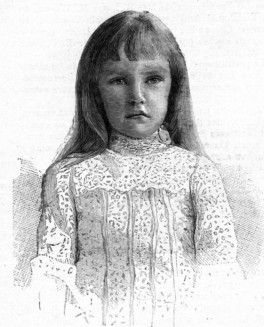 Prinsesse Elizabeth datter af prins Rudolf af Habsburg af Unknown artist