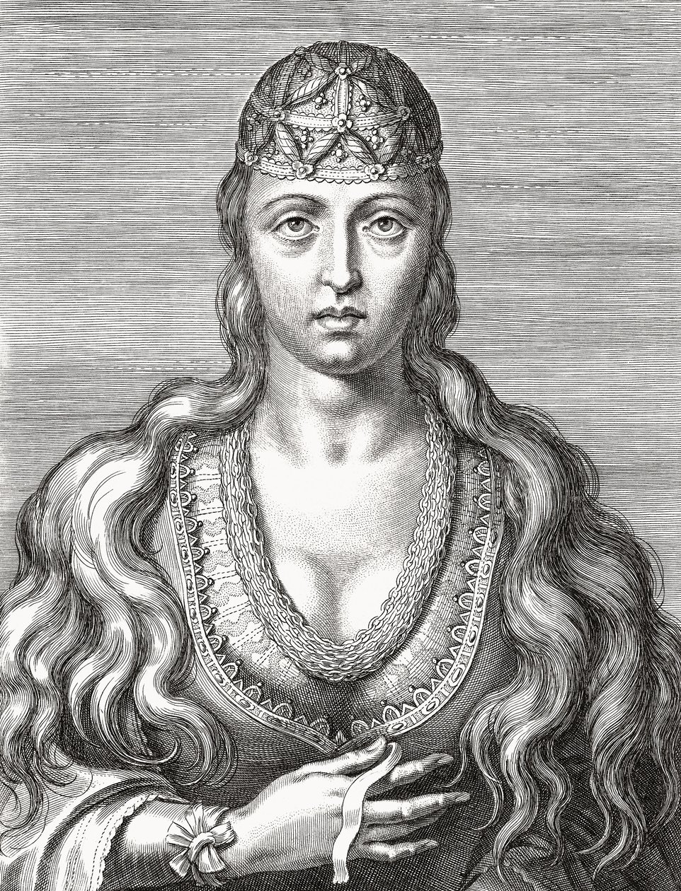 Prinsesse Joan af Portugal. Joana. Portræt. af Unknown artist