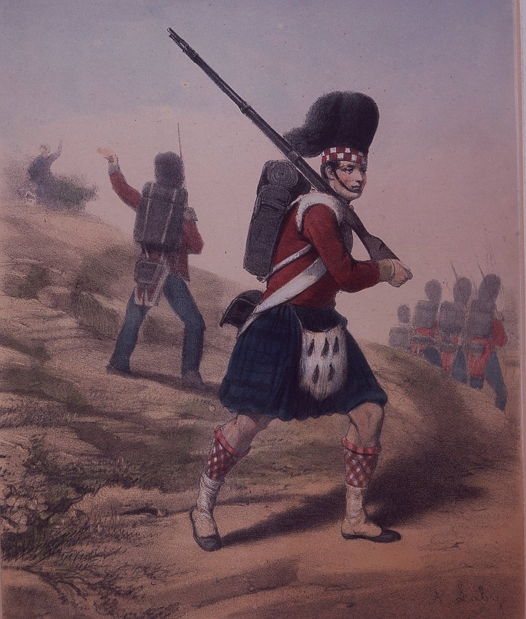Privat, 93. Highlanders af Unknown artist
