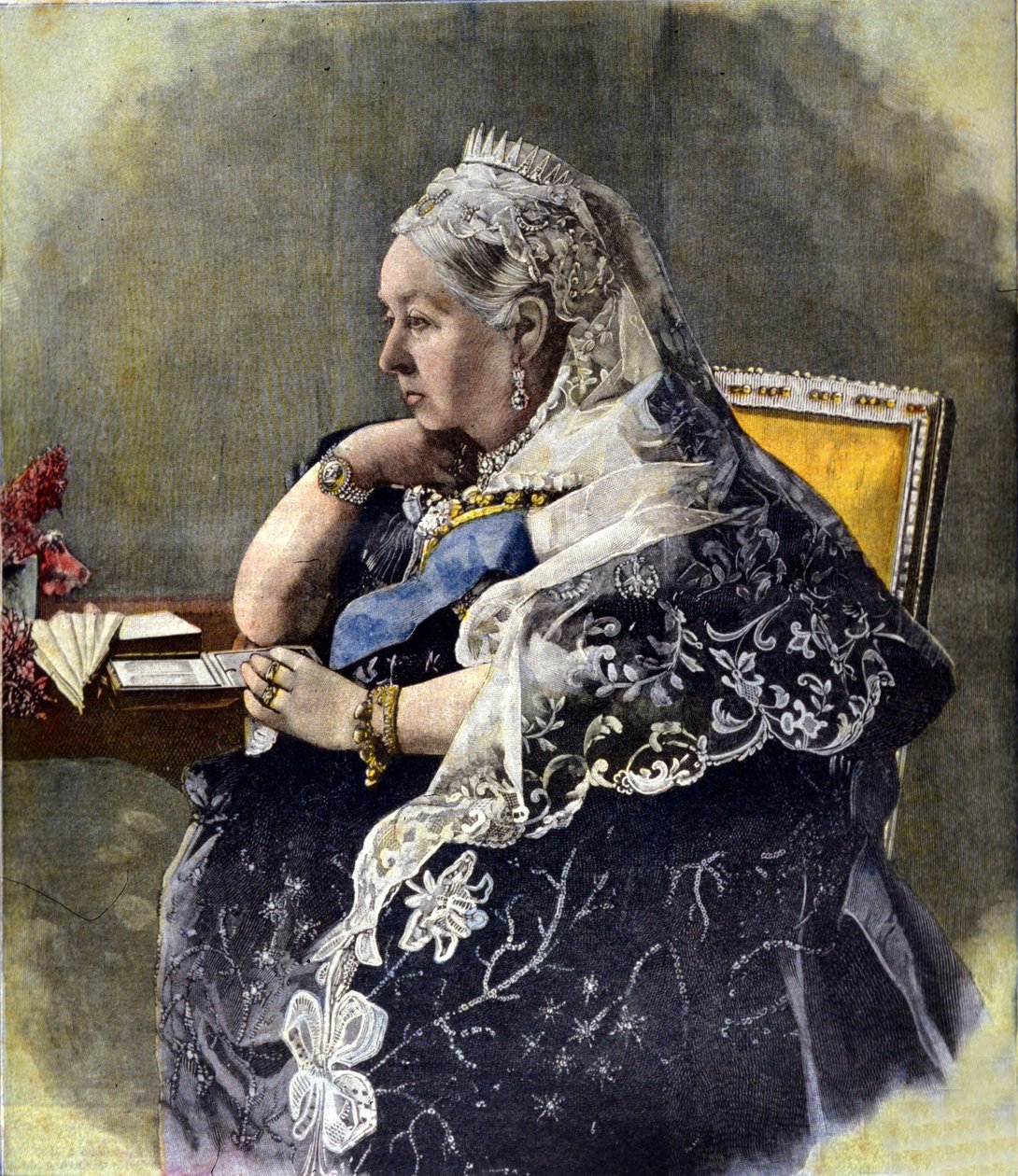 Dronning Victoria I (1819-1901) af Unknown artist