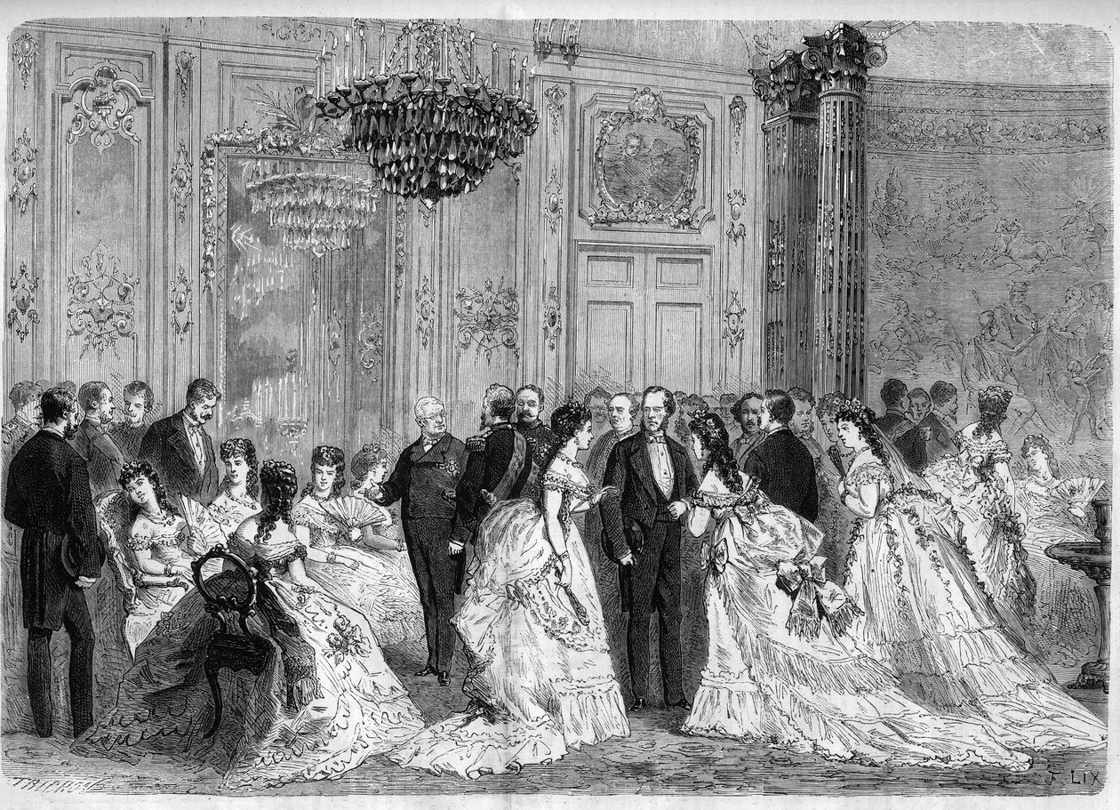 Modtagelse af republikkens præsident Adolphe Thiers i Palais de l