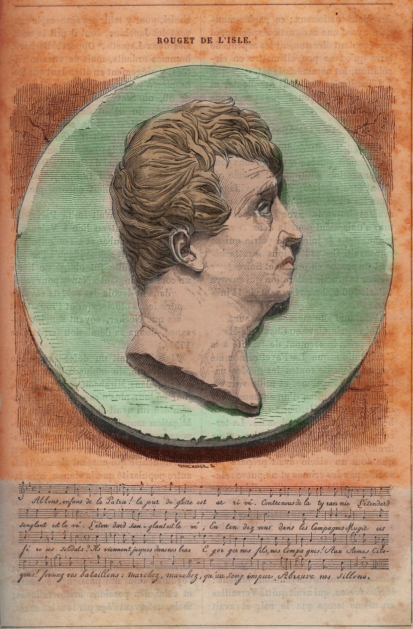 Repræsentation af Claude Joseph Rouget de l