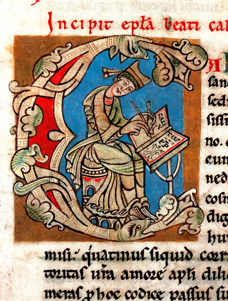 Repræsentation af pave Saint Calixte II (Gui af Bourgogne, på italiensk Guido dei Conti di Borgogna, Callisto II af Unknown artist